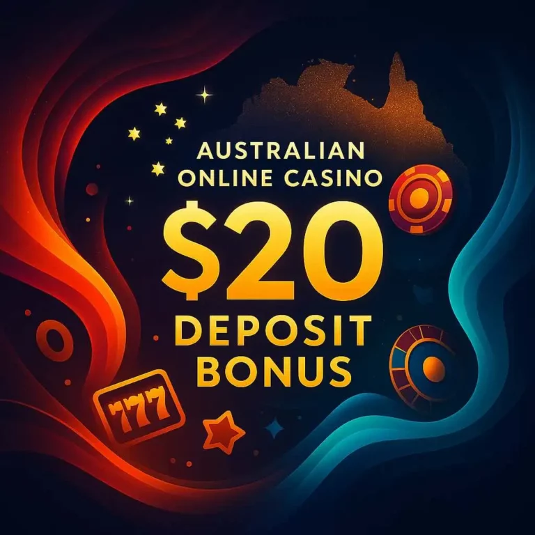 Australian online casino offering a $20 deposit bonus