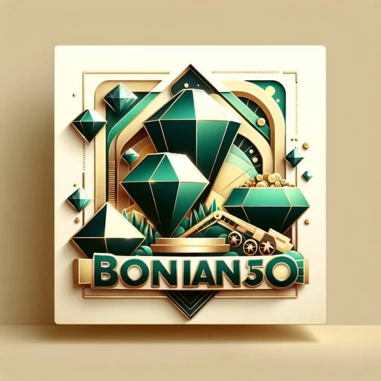 Bonanza Slot Game Interface with Colorful Symbols and Mining Theme