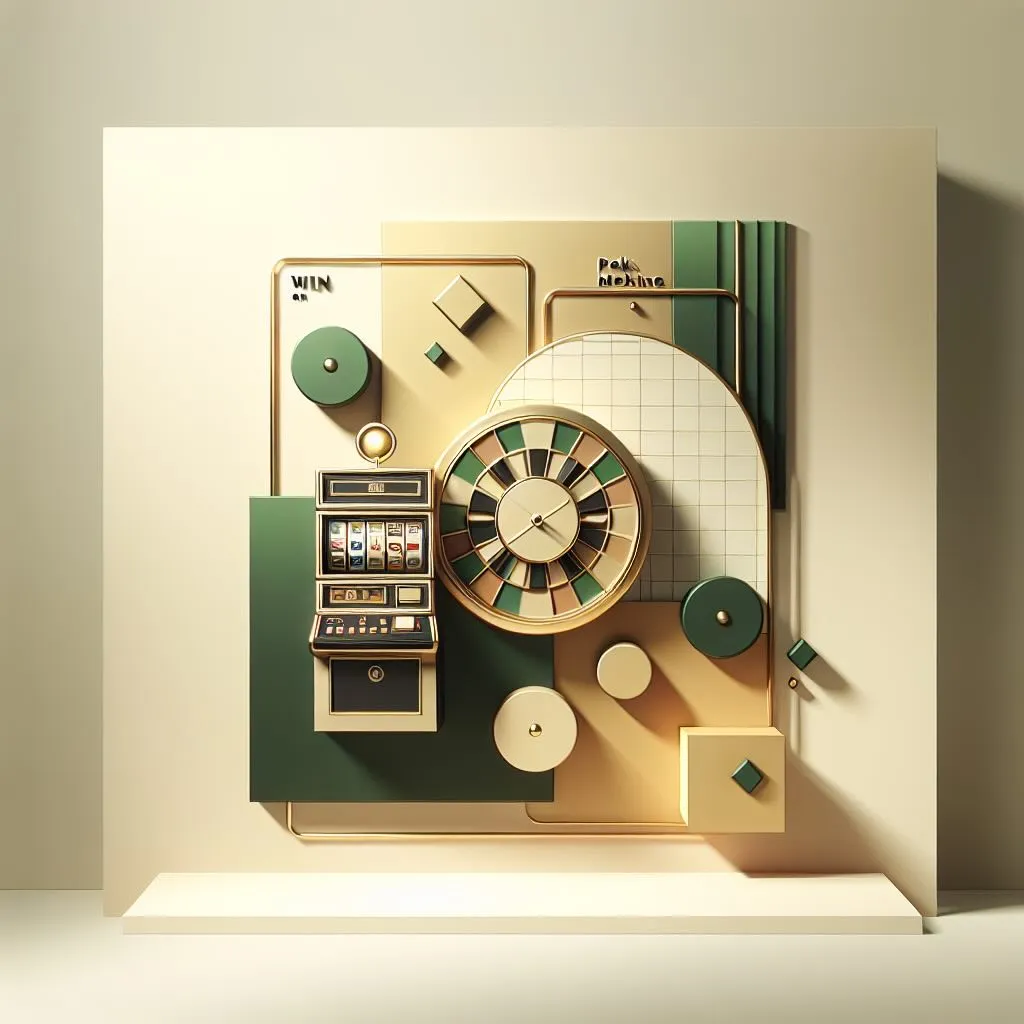 Close-up of Pokie machine screen with spinning reels in Australia