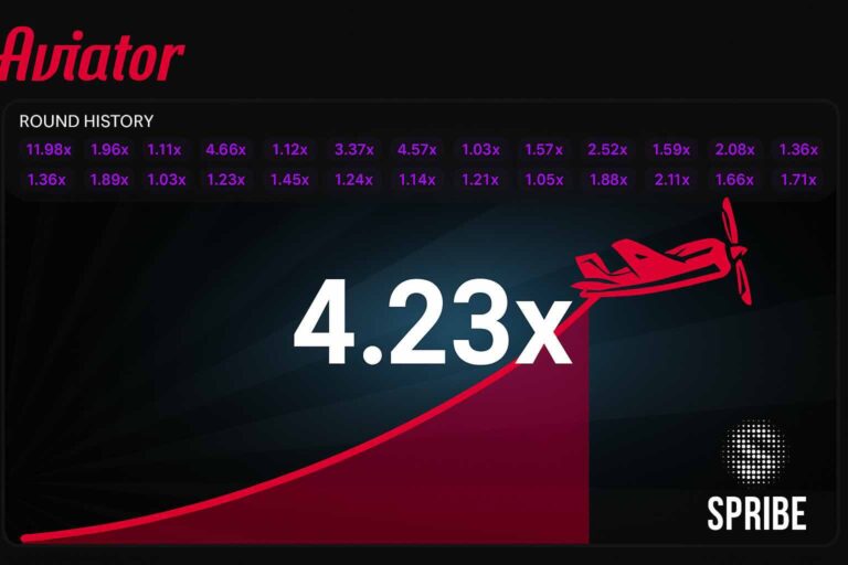 Aviator game interface showing a plane flying with a rising multiplier