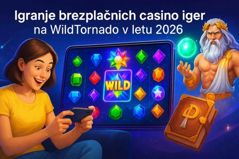 Igranje brezplačnih casino iger na WildTornado v letu 2026