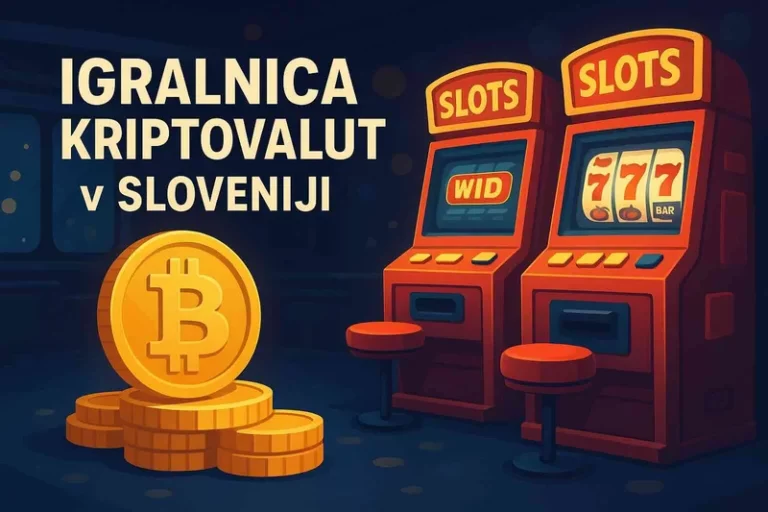 Igralnica kriptovalut z igralnimi avtomati v Sloveniji