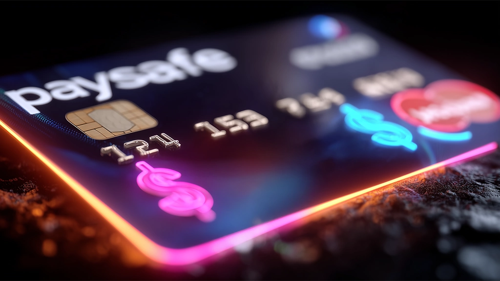 Paysafe voucher next to Australian online casino interface