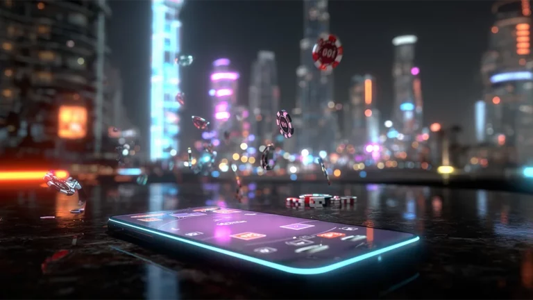 Crypto poker chips on a WildTornado table