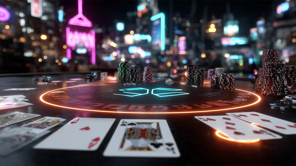 Australian poker player using mobile bitcoin casino app