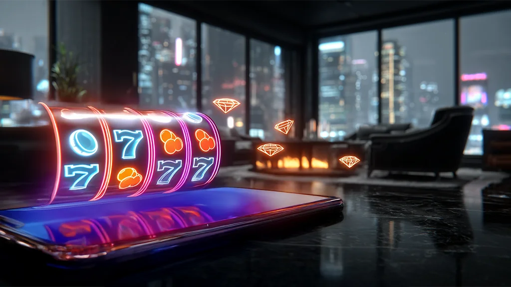 WildTornado social poker app interface with crypto tokens