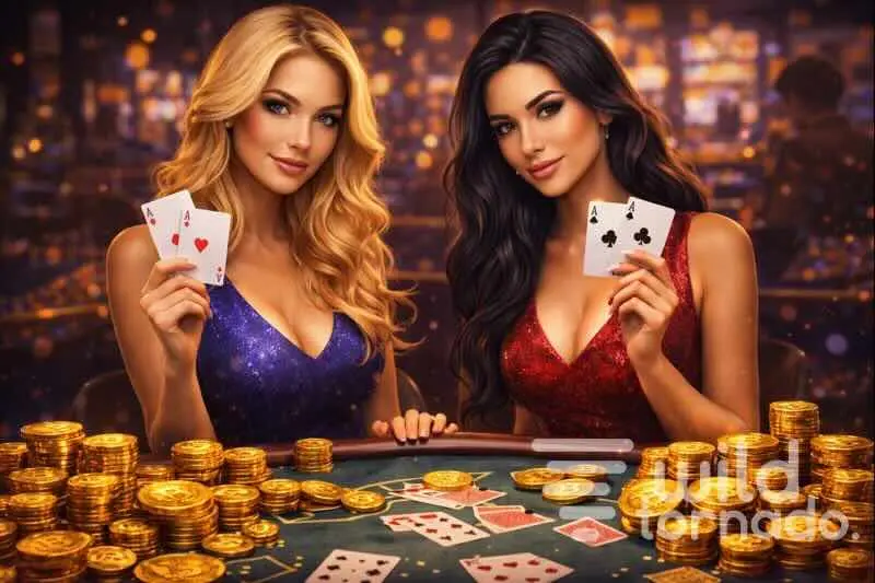 Žetoni in karte za casino igre WildTornado