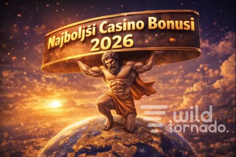 Grafični prikaz najboljših casino bonusov v letu 2026