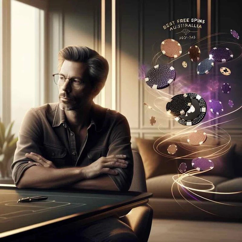 Enthusiastic Australian woman celebrating a free spins bonus win on her phone at home