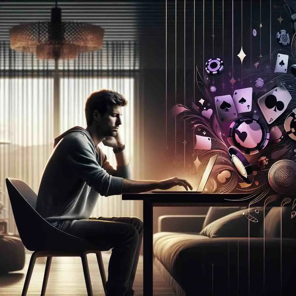 Enthusiastic young woman in Australia celebrating an online casino bonus win on her laptop