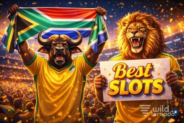 Online slots website interface on a laptop showing various game options and a user interface.