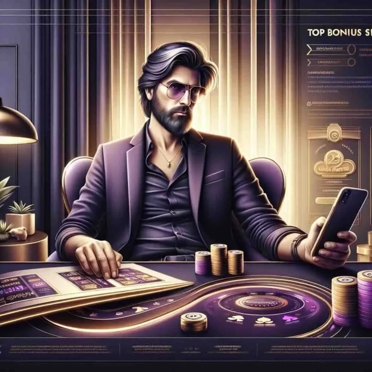 A smiling Australian woman holds her smartphone, celebrating a bonus slot win at home