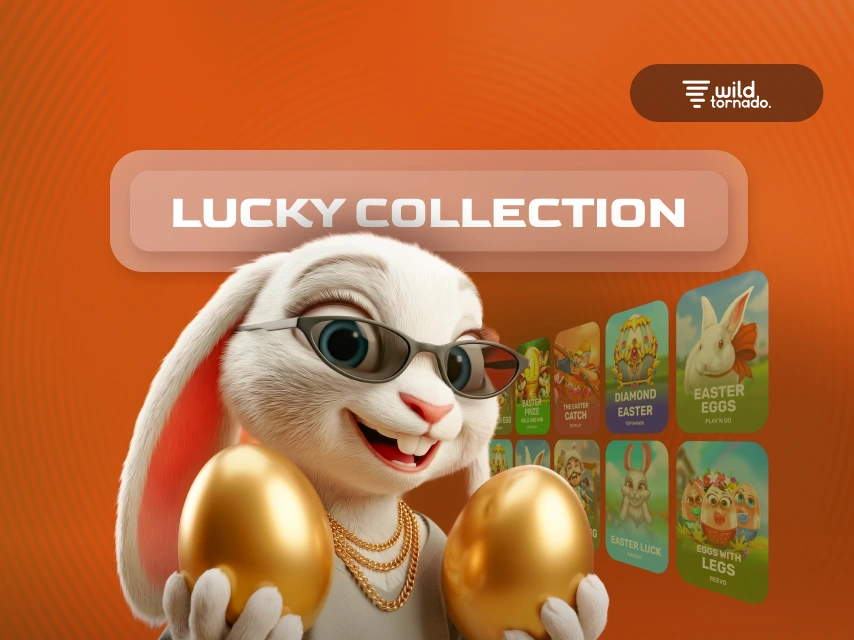 Happy Easter games collection featuring colorful online slots and festive casino games.