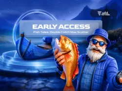 Vibrant Fish Tales: Double Catch Max Scatter slot with animated fish, underwater treasures, and playful bonus symbols