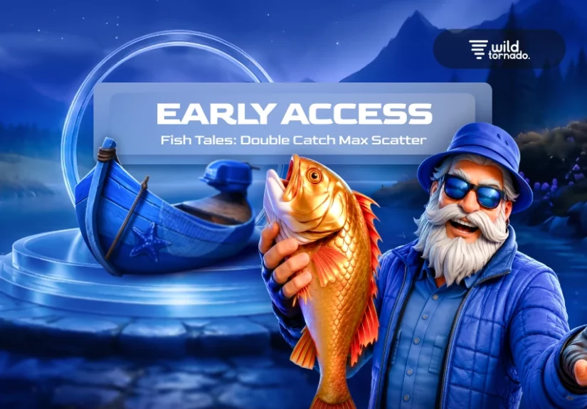 Vibrant Fish Tales: Double Catch Max Scatter slot with animated fish, underwater treasures, and playful bonus symbols