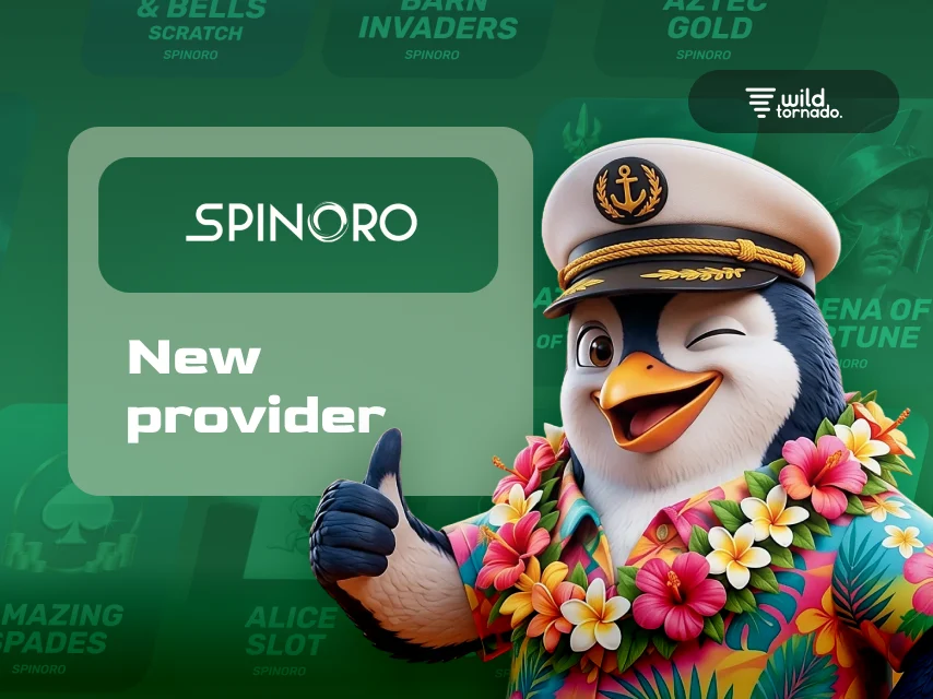 Spinoro new casino provider launch at WildTornado online casino